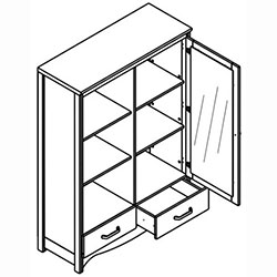 Фото Вітрина REG1W2S Дана / Dana