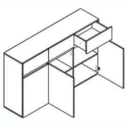 Фото Комод KOM3D3S Лондон / London