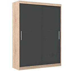 Шафа купе 160 Сара / Sara Дуб Сонома + Антрацит