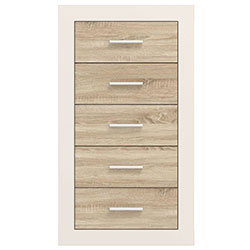 Комод KOM5S Сара / Sara Кашемір + Дуб Сонома