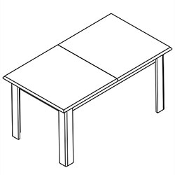 Фото Стіл обідній STO 160 Соната Нью / Sonata New