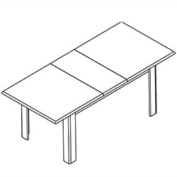 Фото Стіл обідній STO 160 Соната Нью / Sonata New