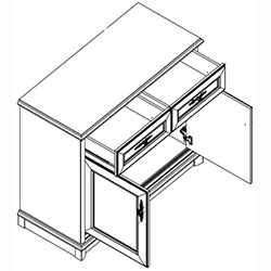 Фото Комод 2D2S Соната Нью / Sonata New