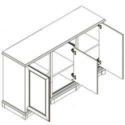 Фото Комод 3D1S Соната Нью / Sonata New
