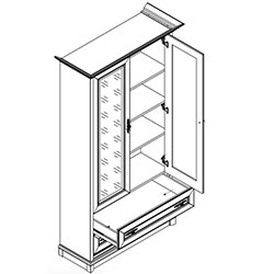 Фото Вітрина 2D2S Соната Нью / Sonata New