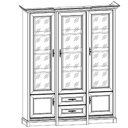 Фото Вітрина 3W2S Соната Нью / Sonata New