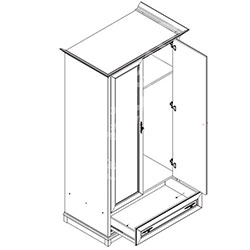 Фото Шафа 2D1S Соната Нью / Sonata New