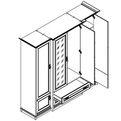 Фото Шафа 4D2S Соната Нью / Sonata New