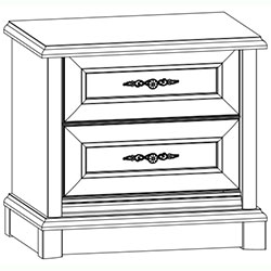 Фото Тумба приліжкова 2S Соната Нью / Sonata New