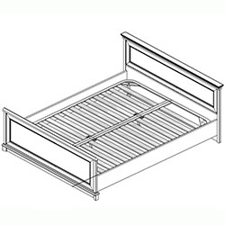 Фото Ліжко 160x200 Соната Нью / Sonata New