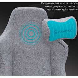 Фото Крісло ігрове FGC750DG Fabric Dark Gray