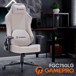 Фото Крісло ігрове FGC750LG Fabric Light Gray