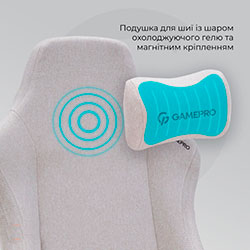 Фото Крісло ігрове FGC750LG Fabric Light Gray