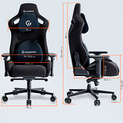 Фото Крісло ігрове GC900B Fabric Black