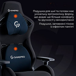 Фото Крісло ігрове GC900B Fabric Black