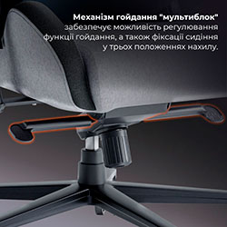 Фото Крісло ігрове GC900DG Fabric Dark Grey