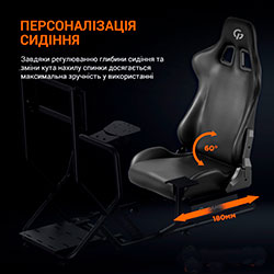 Фото Ігрове крісло кокпіт RS115