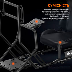 Фото Ігрове крісло кокпіт RS115