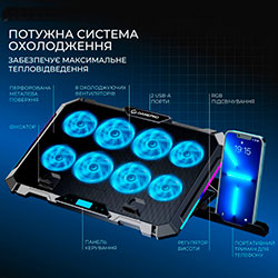 Фото Підставка для охолодження ноутбука CP795