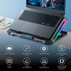 Фото Підставка для охолодження ноутбука CP795