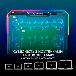Фото Підставка для охолодження ноутбука CP1040