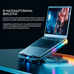 Фото Підставка для охолодження ноутбука CP1040