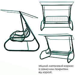 Фото Гойдалка садова Мальта Соло Стандарт (Арт.077)