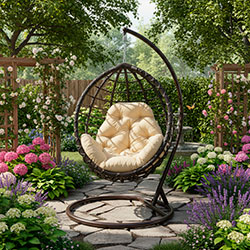 Фото Підвісне крісло кокон Роял (Арт.-114)