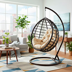 Фото Підвісне крісло кокон Роял (Арт.-114)