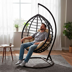 Фото Підвісне крісло кокон Роял (Арт.-114)