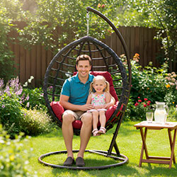 Фото Підвісне крісло кокон Роял (Арт.-114)