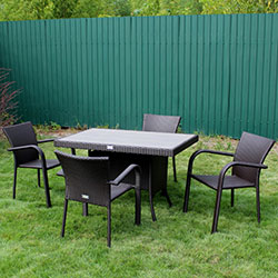 Комплект садових меблів (4 стільці) Композит 120 Рт-20202