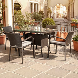 Фото Комплект садових меблів 4 стільці Комфорт 120 Рт-20182