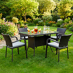 Фото Комплект садових меблів 4 стільці Комфорт 120 Рт-20182