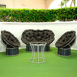 Фото Комплект садових меблів Мапасан Бежевий МП-Б-2