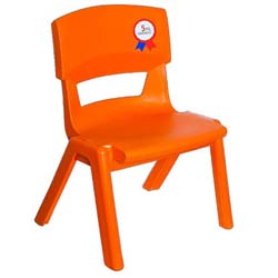 Фото Стілець дитячий Jumbo 1 Помаранчевий
