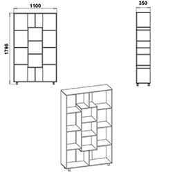 Фото Шафа книжкова КШ-4