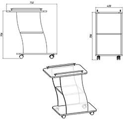 Фото Стіл журнальний Відень