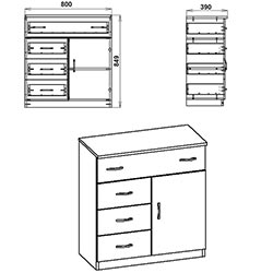 Фото Комод-1-3-1