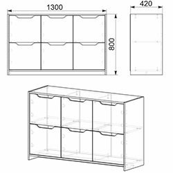 Фото Комод-6Д