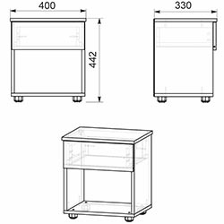 Фото Приліжкова тумба ПКТ-8