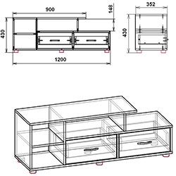 Фото Тумба під ТБ Вінниця