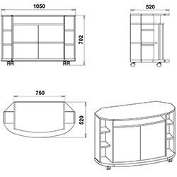 Фото Тумба під ТБ Хортиця