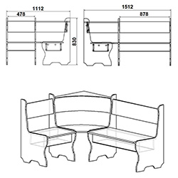 Фото Кухонний куток Мальта