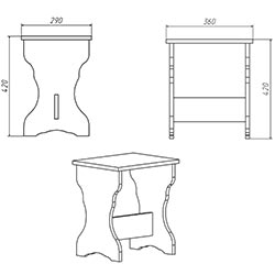 Фото Табурет Т-2