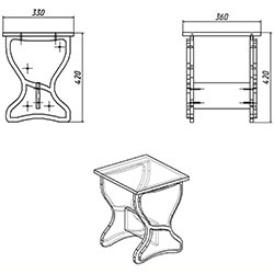 Фото Табурет Т-3