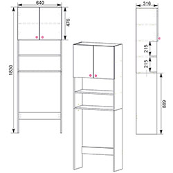 Фото Шафа для ванної кімнати