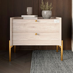 Фото Тумба приліжкова 2 шухляди Wood