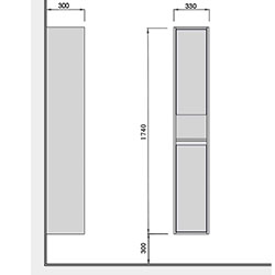 Фото Пенал Oslo Wood П-33