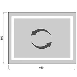 Фото Дзеркало Olmo 65x85